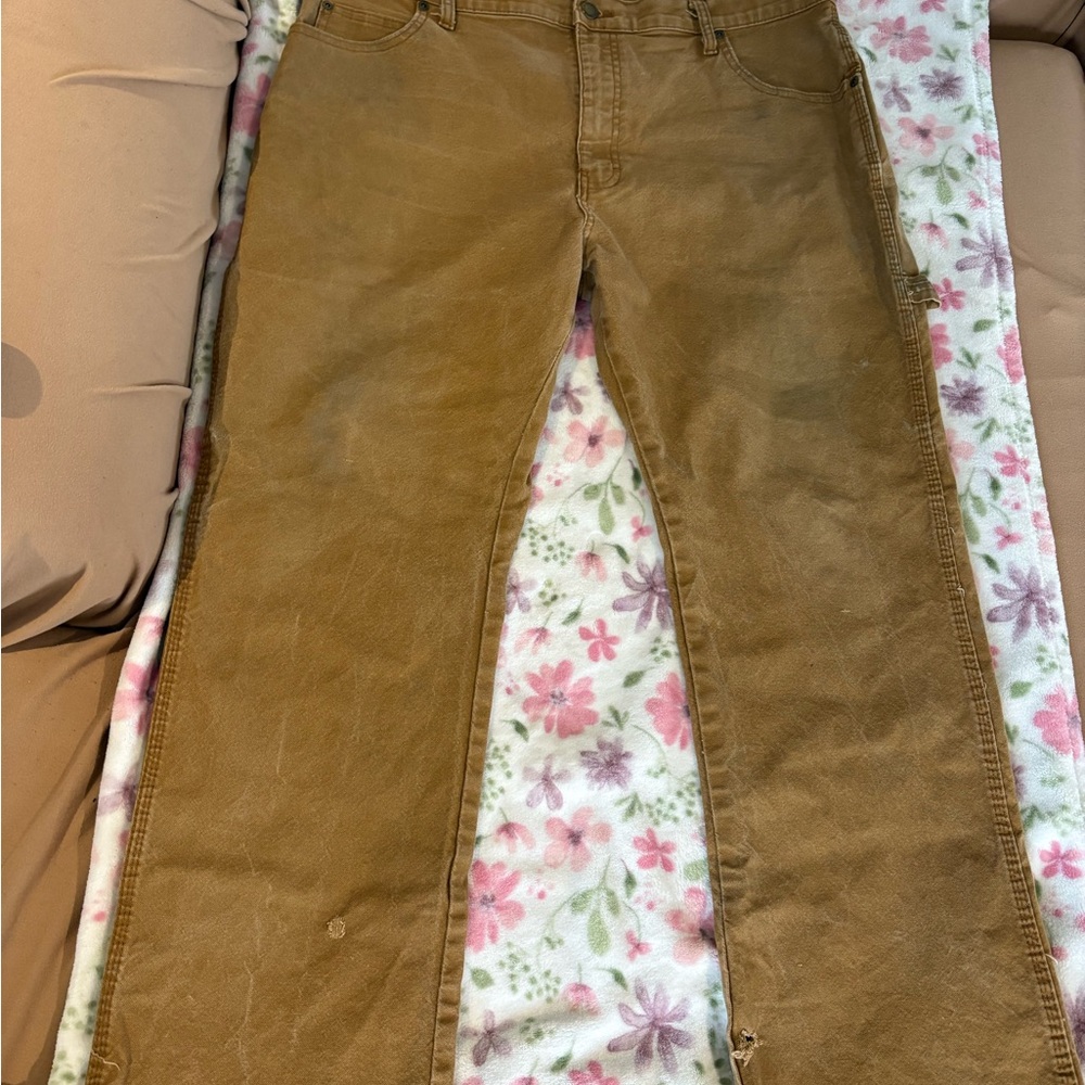 Dickies Tan Chinos Classic Straight-Leg Pants